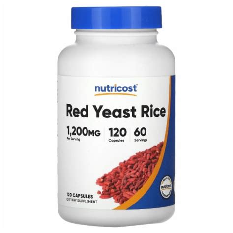 Nutricost Red Yeast Rice 1 200 Mg 120 Capsules 600 Mg Per Capsule