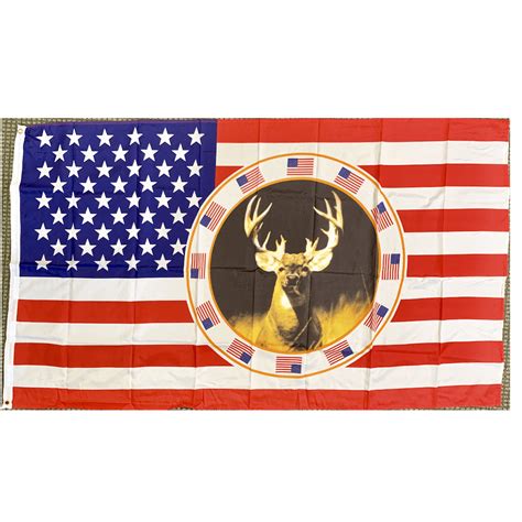 3x5 Usa Deer Flag On Sale Yee Yee