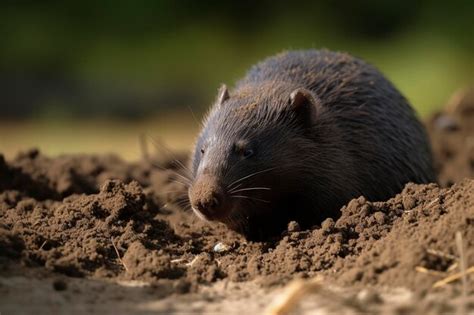 Premium Photo | Mole on the ground
