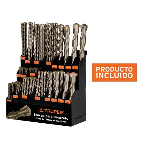 50352 DESP BROC TRUPER Exhibidor Despachador Con Brocas Para Concreto