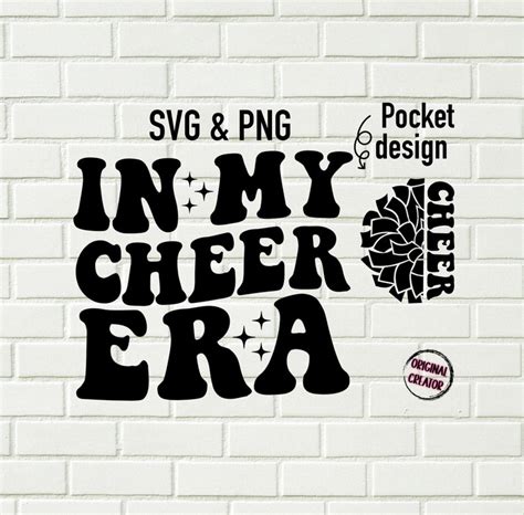 In My Cheer Era Svg Png In My Cheerleader Era Svg Png Cheer Shirt