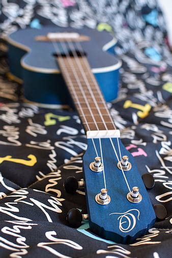 Guitar Fretboard Strings Music Blue Dark Hd Phone Wallpaper Peakpx