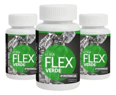 Kit De Frascos De Kuka Flex Verde Tabletas Meses Sin Inter S