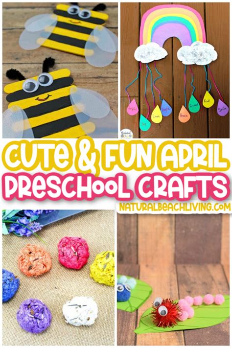 30+ April Preschool Crafts - Spring Art and Craft Activities - Natural ...