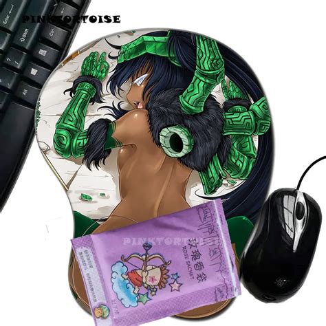 Pinktortoise Anime D Shiranui Flaro Mouse Pad With Silicone Wrist Rest