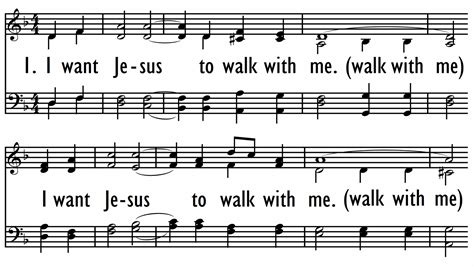 I Want Jesus To Walk With Me Digital Songs Hymns