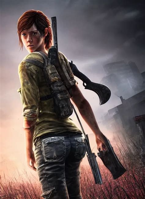 Ellie Last Of Us Full Body Detailed 8k Dark Stable Diffusion