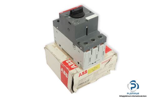 Abb Ms116 25 Manual Motor Starter Platinum International