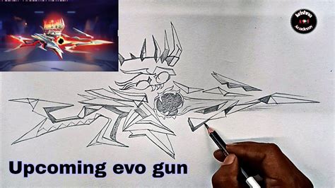 Free Fire Evo Woodpecker Gun Drawing Ff Woodpecker Evo Gun Drawing How