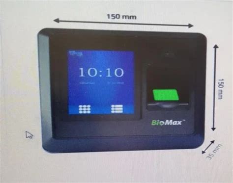 Fingerprint Attendance And Face Recognition System Biomax N Bm W