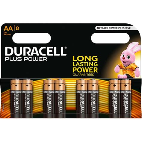 Plus Power Pila Alcalina Aa Lr6 Mn1500 Blister 8 Unidades · Duracell · Supermercado El Corte