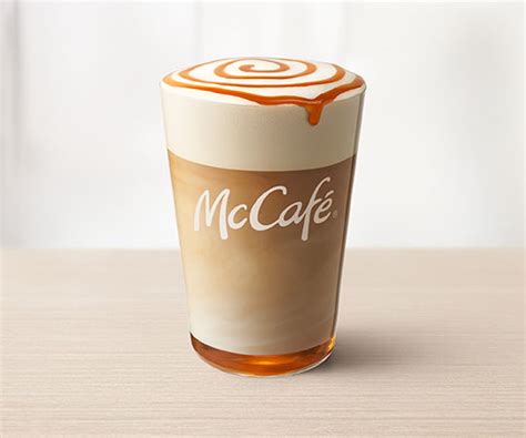 Banana Caramel Latte w McCafé McDonald s