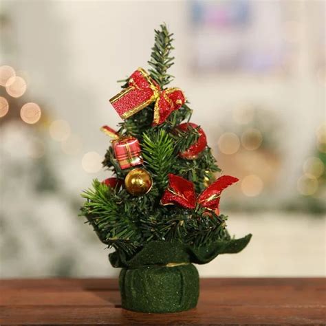 Jual Pohon Natal Mini Cm Dekorasi Meja Mini Christmas Tree Shopee