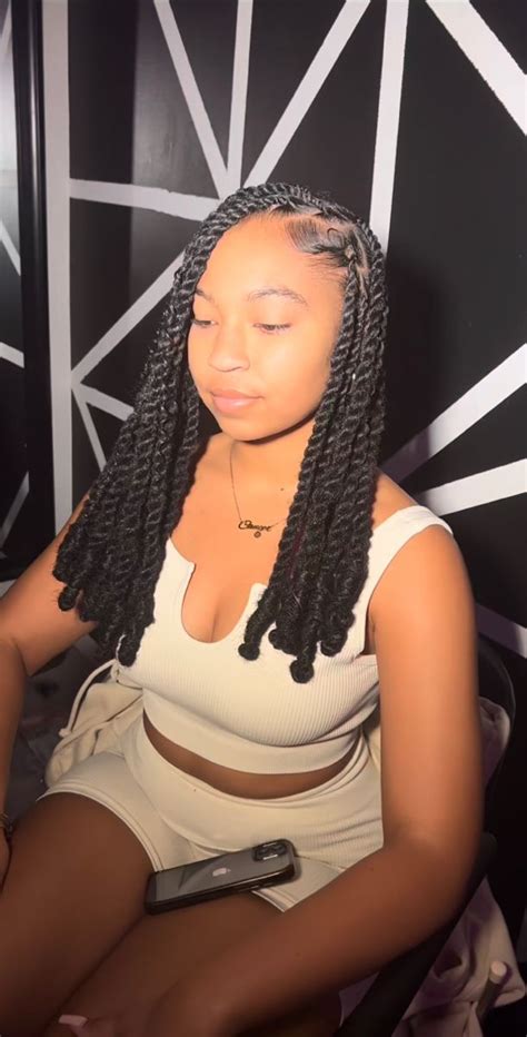 Hairstyle Marley Twists Protective Styles Nails Protective