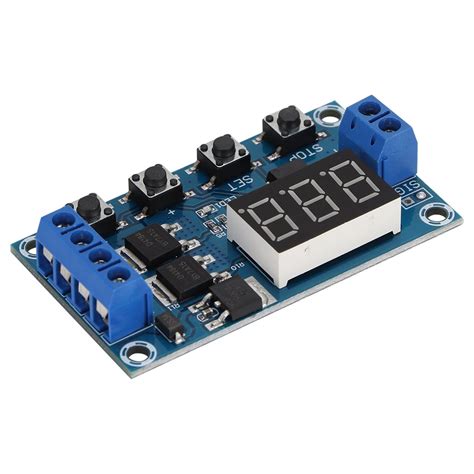 12V Trigger Cycle Delay Timer Switch Turn On Off Relay Module With LED