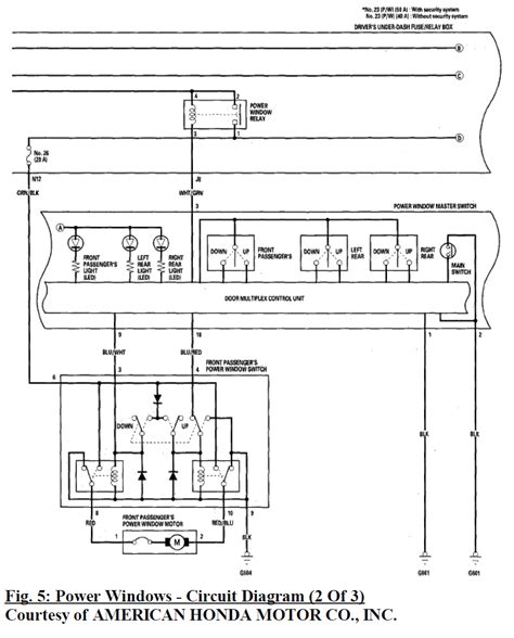 Wiring Diagram Power Window Motor