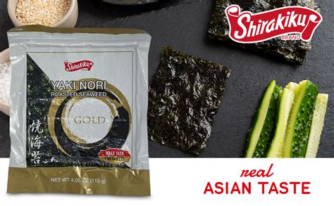 Amazon Shirakiku Yaki Nori Roasted Seaweed Korean Nori Seaweed