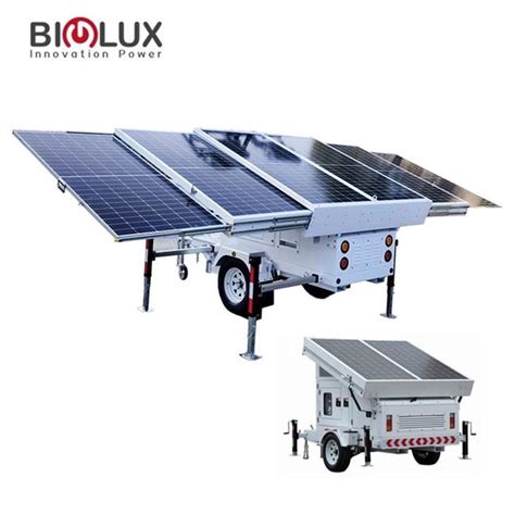 Mobile Solar Power Bank Trailer Manufacturer Supplier Factory In