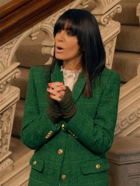 Order The Traitors Claudia Winkleman Green Blazer Jacket Hub