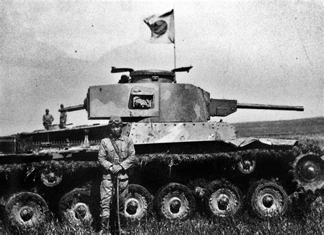 Shinhoto Chi Ha Tank In Iwo Jima 1944 Tank Commander Pos Flickr