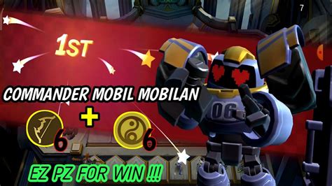 GAMEPLAY COMMANDER MOBIL MOBILAN KABOOM SKILL 3 COMBO 6 ARCHER 6