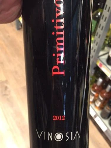 Vinosia Luciano Ercolino Primitivo Vivino Schweiz