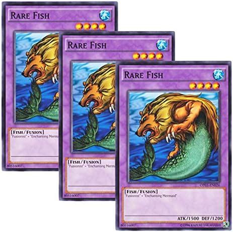 Amazon co jp 3枚セット 遊戯王 英語版 OP03 EN026 Rare Fish レアフィッシュ ノーマル おもちゃ