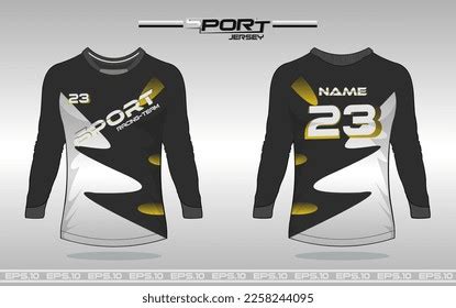 Soccer Jersey Front Back Concept Long Stock Vector (Royalty Free ...