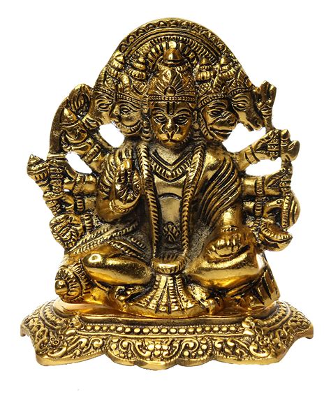 Buy TIRUPATI Products Metal Bajrangbali Panchmukhi Murti Showpiece