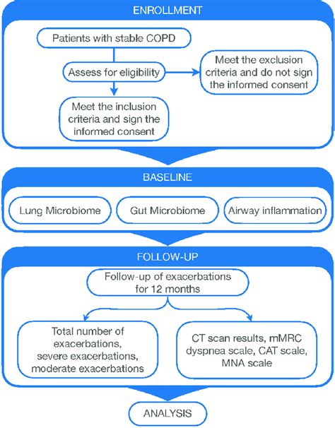 Flow Chart Of The Study Cat Copd Assessment Test Copd Chronic