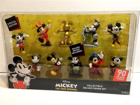 DISNEY MICKEY 90TH Anniversary Collectible Deluxe Figure Set BRAND NEW