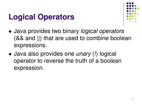 PPT - Logical Operators PowerPoint Presentation, free download - ID:632965