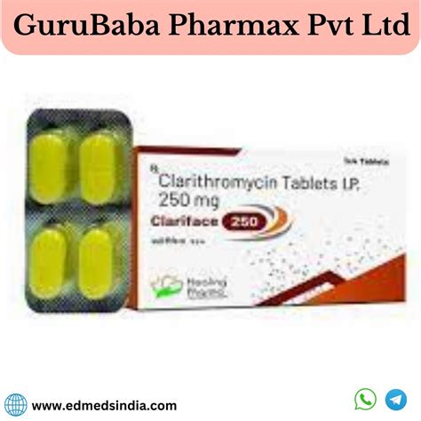 Clarithromycin Mg Tablets Clariface At Rs Box Antibiotic And