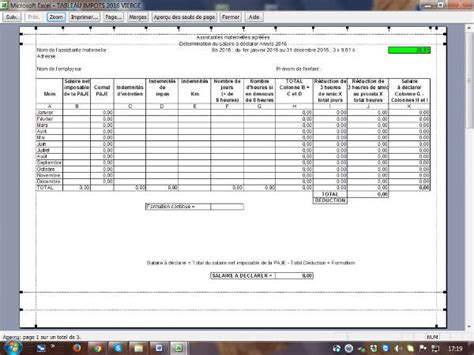 Calcul Impot Assistantes Maternelles Net