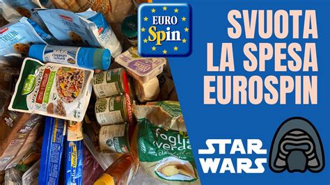 Svuota La Spesa Eurospin Collezione Star Wars Youtube