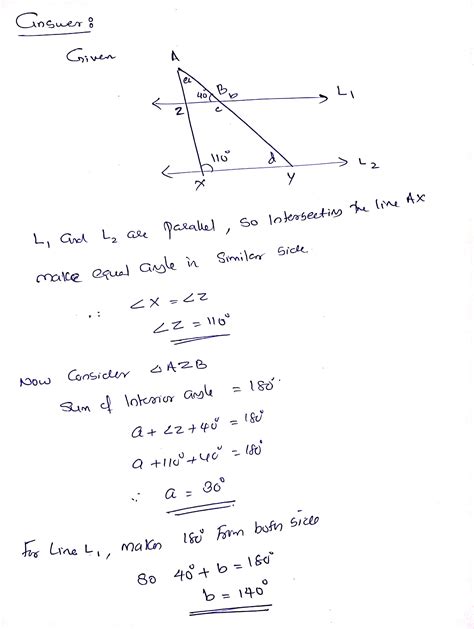 Solved 3 Determine The Measures Of Angles A B C And D In The