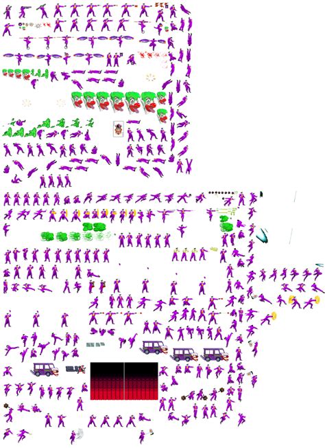 joker dcau sprite sheet  jayhyperstarx  deviantart