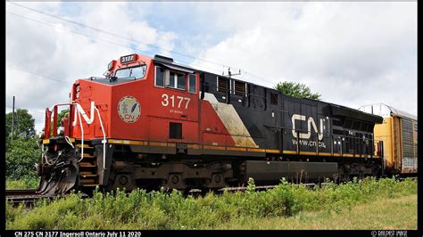 RAILREEL JUST A COUPLE CN 149 275 434 Ingersoll Ontario July 11 2020