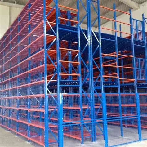 Custom Mezzanine Rack System Mezzanine Warehouse Storage Steel Loft