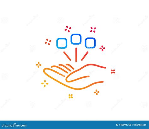 Consolidation Line Icon. Business Strategy Sign. Vector Stock Vector ... 