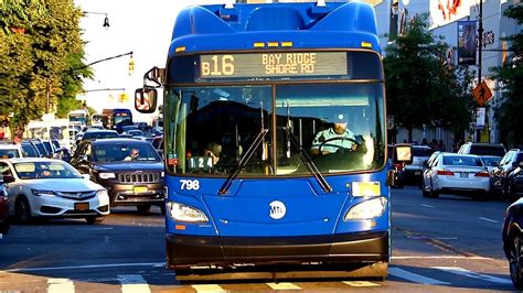 Mta New York City Bus New Flyer Xn Xcelsior Cng On The B