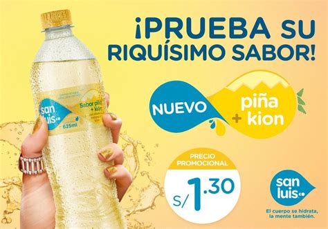 San Luis Innova Y Lanza Su Nuevo Sabor Pi A Kion