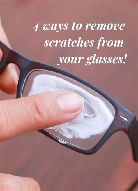 4 Ways To Remove Scratches From Your Glasses Scratched Glasses Household Hacks Cleaning Hacks