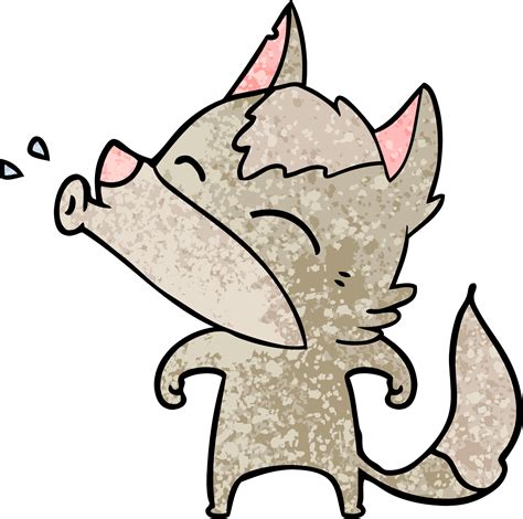 Howling Wolf Cartoon 40967364 Png