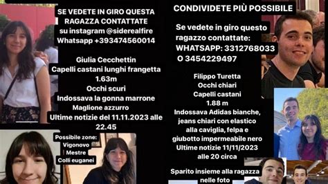 Giulia Cecchettin Scomparsa Con L Ex Spunta Un Testimone Bigodino