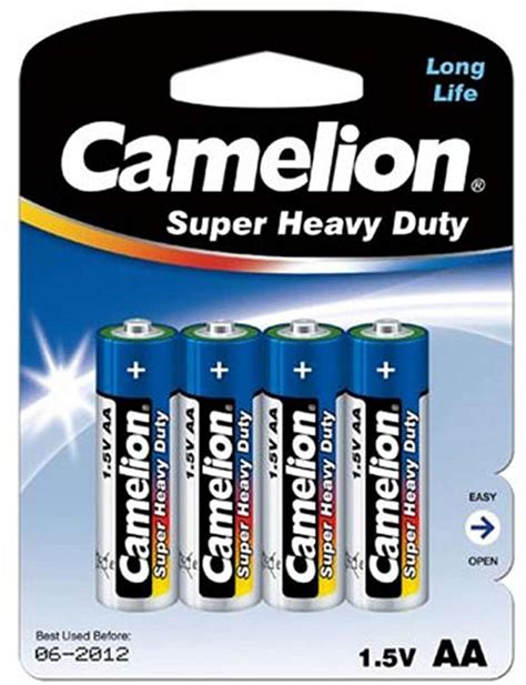 CAMELION Super Heavy Duty Batteries 4 Pack AA Walmart