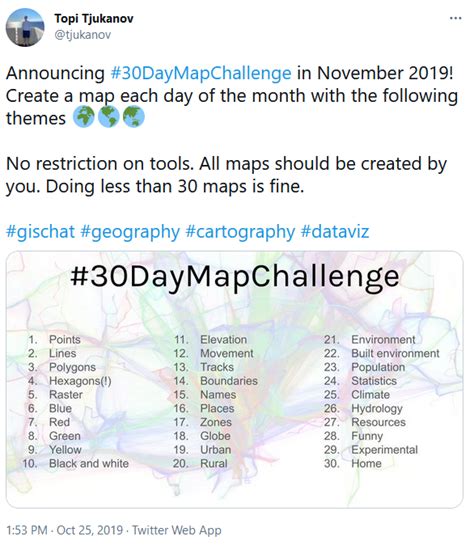 30 Day Map Challenge 2019 – GISforThought