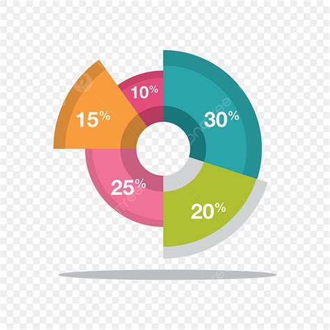 Colorful Business Pie Chart For Your Documents Reports Presentations