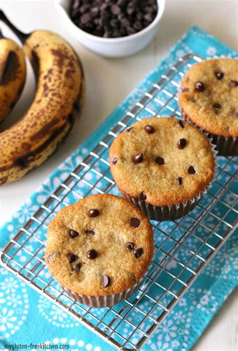 Gluten Free Dairy Free Banana Chocolate Chip Muffins