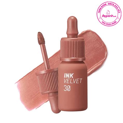 Son kem lì Peripera Ink Velvet 30 Classic Nude 4g Màu Nâu nude Mỹ